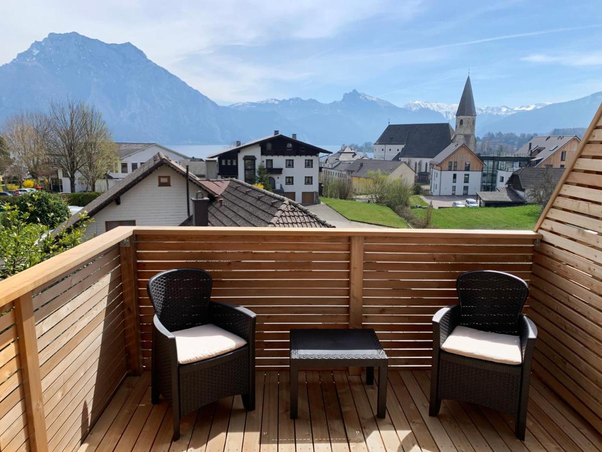 Traum Panorama Apartment Mit Berg & Seeblick Altmuenster Luaran gambar